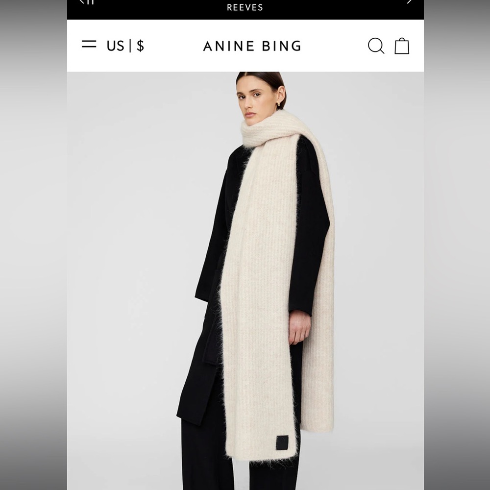 Anine Bing Emmett Scarf / wrap